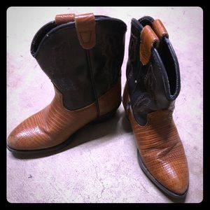 Vintage TEXAS Brand Cowboy Boots
